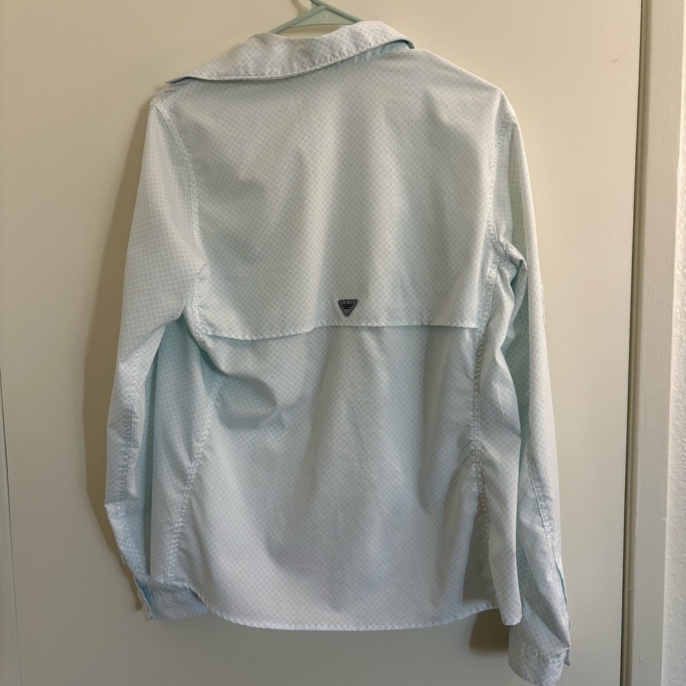 Columbia Sportswear Company Lightweight PFG Women’s Light Blue Jacket Large - Picture 7 of 12